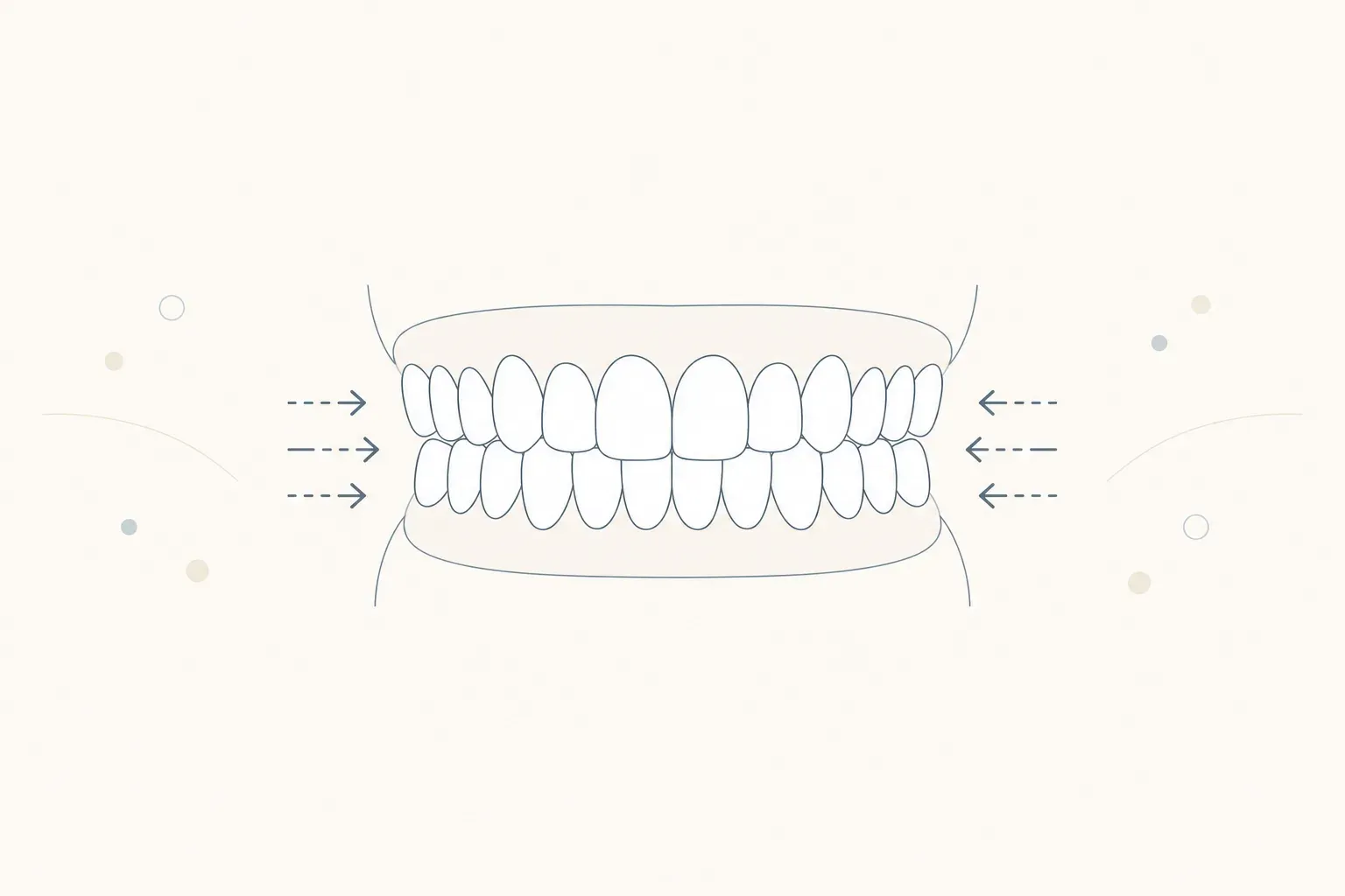 矯正後の保定（リテーナー）とは｜期間の目安と後戻りを防ぐコツの解説イラスト